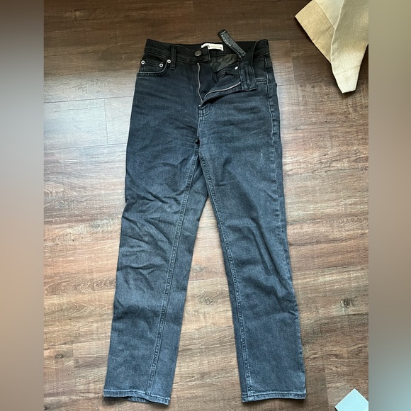 Zara straight leg black jeans - Picture 1 of 3